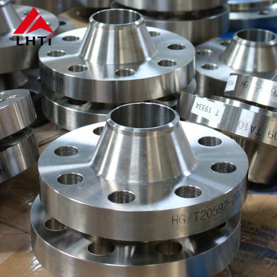 ราคาดี ASME SB381 B16.5 หน้าแปลนคอเชื่อมโลหะผสมไททาเนียมสำหรับการเชื่อมต่อท่อ ออนไลน์