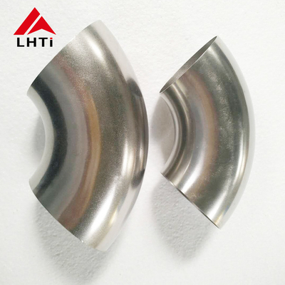 ราคาดี พื้นผิวปิ้ง ทิตาเนียมบริสุทธิ์ เอลโค 45 องศา / 90 องศา ทิตาเนียมท่อ เอลโค ออนไลน์