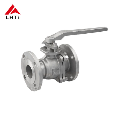 ราคาดี 2 ชิ้น Titanium Floating Ball Valve Ti Gr1 Gr2 Gr3 ANSI Class 150 Class 300 การเชื่อมต่อปลายระบายของกรดแอซีต ออนไลน์