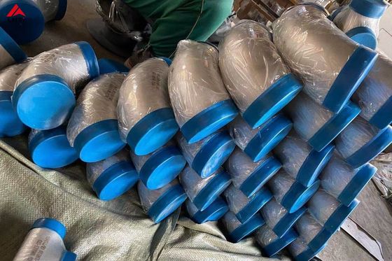 ราคาดี Sch5s Gr9 Titanium Elbows 90 องศาไม่มีรอยต่อรอยสำหรับอุตสาหกรรมเคมี ออนไลน์
