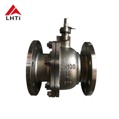 ราคาดี American Standard 2 Way Lightweight Titanium Alloy Ball Valve Gr2 DN 50 Class 150-600 สําหรับการใช้ในอุตสาหกรรม ออนไลน์