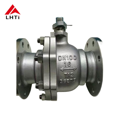 ราคาดี Gr 2 ASME B16.34 ทิตาเนียมบอลแวลเวล แฟลนจ์ บอลทิตาเนียมโกง ทนทานการกัดกร่อน 6 นิ้ว บอลแวลเวล ออนไลน์