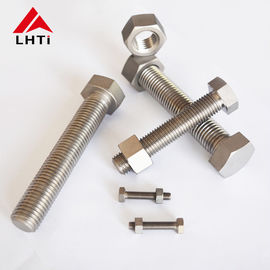 ราคาดี ความต้านทานการกัดกร่อนสลักเกลียวไทเทเนียมและน็อต Hex DIN933 Gr2 สำหรับสารเคมี ออนไลน์