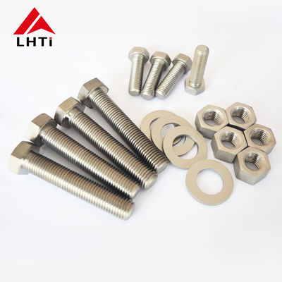 ราคาดี การชุบด้วยไฟฟ้า DIN933 DIN931 Gr2 Titanium Hex Bolts ออนไลน์