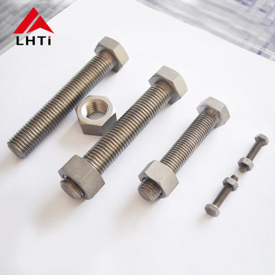 ราคาดี ความต้านทานต่อการกัดกร่อน โบลท์ทิตาเนียมที่มีเส้นสับ หมึก CNC / โฟร์จ์ 8 มม Hex Flange ออนไลน์