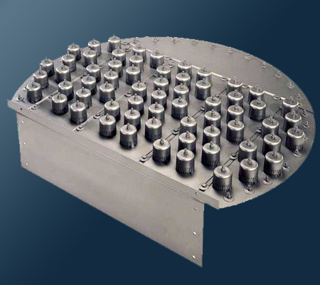 ราคาดี Titanium Nickel Zirconium Tower Internals คอลัมน์ Bubble Cap สำหรับการกลั่น ออนไลน์