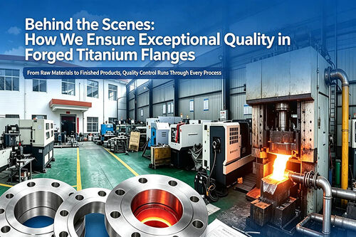 บล็อกบริษัทล่าสุดเกี่ยวกับ Behind the Scenes at Lihua titanium: How We Ensure the Exceptional Quality of Forged Titanium Flanges