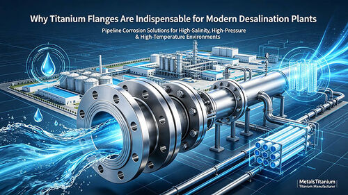 บล็อกบริษัทล่าสุดเกี่ยวกับ Why Titanium Flanges Are Indispensable in Modern Seawater Desalination Plants