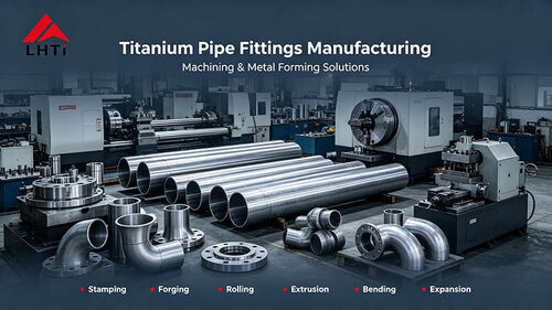 บล็อกบริษัทล่าสุดเกี่ยวกับ Titanium Pipe Fittings: Processing Methods and Lihua's Expertise