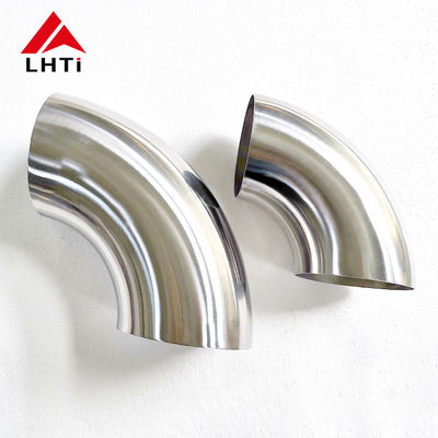 ราคาดี 45 90 องศาโลหะผสมไทเทเนียมข้อศอกท่อฟิตติ้ง ASTM B363 WPT2 ASME B36.19 ออนไลน์