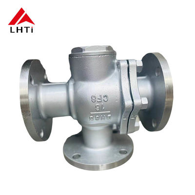 ราคาดี วาล์วลูกกลองไทเทเนียม 3 ทาง ASME16.34 Ti Gr1 Gr2 6 Inch Ball Valve ออนไลน์